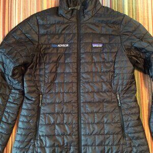 Patagonia Nano Puff Women's Jacket, Large, Black with Logo